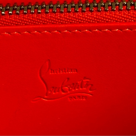 Christian Louboutin Panettone Wallet - Grained Calf Leather Loubinthesky Spikes - Picture 7 of 14